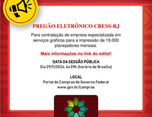 Pregão Eletrônico CRESS-RJ