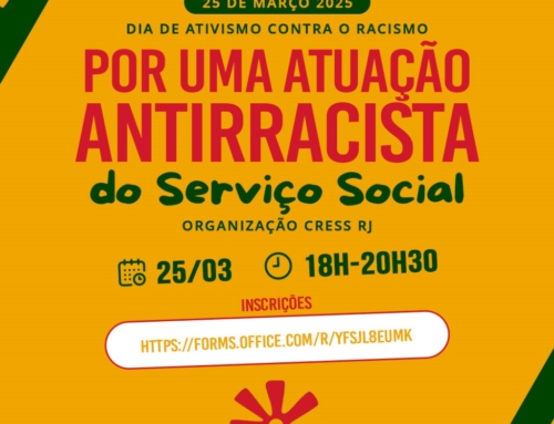 Dias de Ativismo contra o Racismo –  Dia 25 de março – 18h